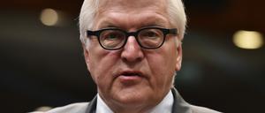 Bundesaußenministerer Frank-Walter Steinmeier,