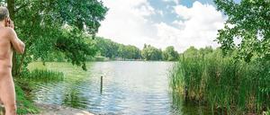 Anschluss gesucht? Nacktbaden kann manchmal auch einsam sein.