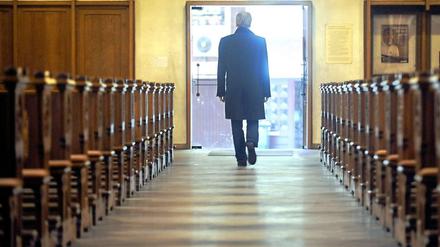 Raus aus der Kirche - die Zahl der Kirchenaustritte ist auf einem Rekordhoch.