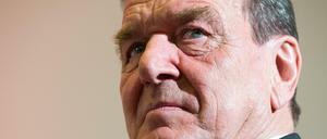 Im Visier des amerikanischen Geheimdienstes NSA: Altkanzler Gerhard Schröder.