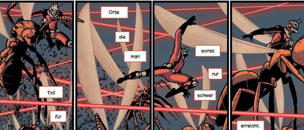 Was zählt, ist die innere Größe. Eine Seite aus dem Ant-Man-Sonderband 1.