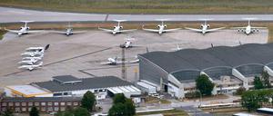 Businessjets statt Linienfliegern (Foto) - und in der Zukunft vielleicht Passagierlehrlinge statt Fluggästen? Welch eine Vision!