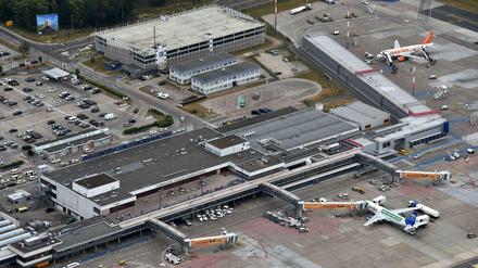 Der Flughafen in Schönefeld, wo die Maschine aus Manchester landen musste.