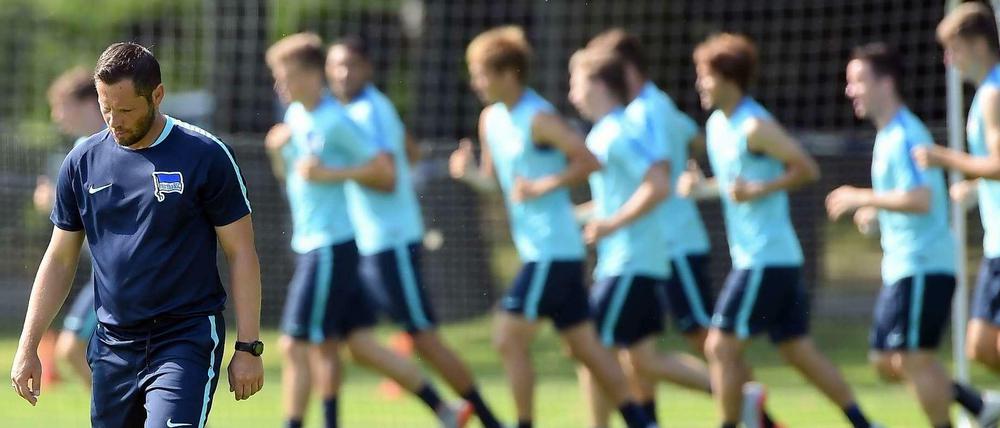 Den Ball vor Augen, die Mannschaft im Rücken: Pal Dardai kümmert sich zukünftig nur noch um Hertha BSC.