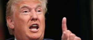 US-Präsidentschaftsbewerber Donald Trump 