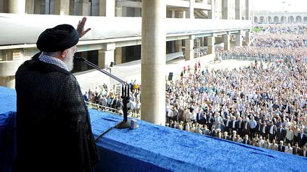 Irans Religionsführer Ayatollah Chomenei.