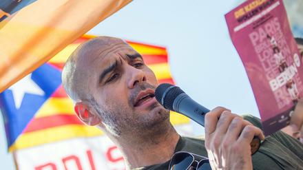Pep Guardiola ist schon länger politisch aktiv.