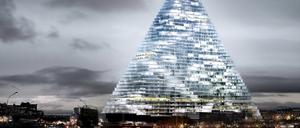 "Dreiecksturm" wird der Entwurf der Architekten Herzog und de Meuron genannt. Aufgrund seiner Optik wird das Gebäude Paris Silhouette verändern.