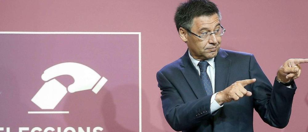 Weiß, wem er den Erfolg zu verdanken hat: Josep Maria Bartomeu.