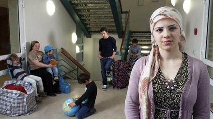 Hoffen auf eine bessere Zukunft in Deutschland: Larisa ist mit ihrer Mutter und ihren fünf Brüdern aus Tschetschenien geflüchtet. 