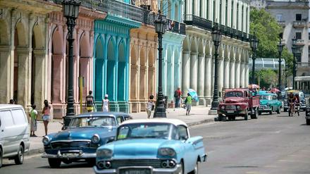 Eine Straße in Havanna.