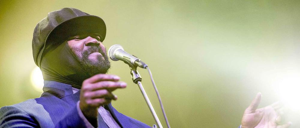 Gregory Porter, hier bei einem Konzert in den Niederlanden.