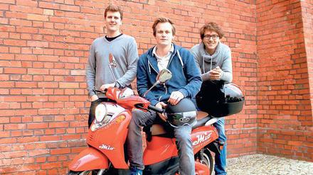 Hauke Feldfoss, Valerian Seither und Alexander Meiritz von Emio