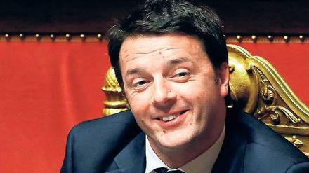 Beschleunigtes Elementarteilchen. Wie kaum ein anderer Regierungschef in Europa treibt Italiens Matteo Renzi Reformen voran.