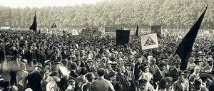 Gewerkschaftsdemo in den 20ern