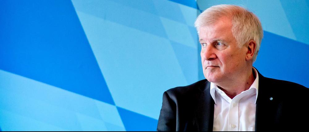 Der bayerische Ministerpräsident Horst Seehofer (CSU) bei der bayerischen Kabinettsklausur am Montag in St. Quirin am Tegernsee. 