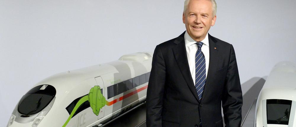 Baut um. Der Vorsitzende der Deutschen Bahn AG, Rüdiger Grube.