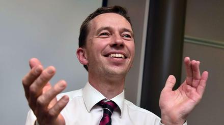 Bernd Lucke bei der Gründung seiner neuen Partei "Alfa".