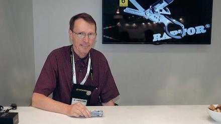 Timothy S. Leatherman (67), der Erfinder des gleichnamigen Werzeugs wohnt in Eugene, im US-Staat Oregon. Der Ingenieur ist Gründer und Chef der Leatherman Tool Group 