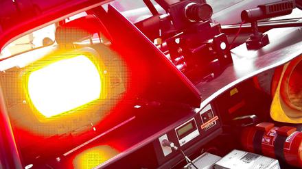 Raser im Visier: ein Geschwindigkeitsmessgerät der Polizei.