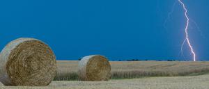 Nach der Hitze gab es in weiten Teilen Deutschlands und Südeuropas heftige Gewitter. 
