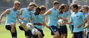 Warten auf den ganz großen Ball: Bei Hertha BSC soll das spielerische Element mehr in den Vordergrund rücken.