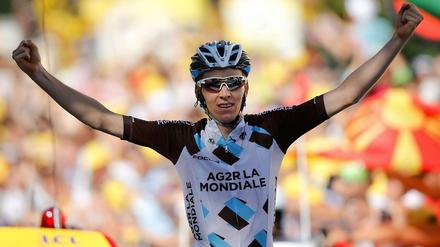 Romain Bardet holte sich am Donnerstag den Sieg im Alleingang vor seinem Landsmann Pierre Rolland. 