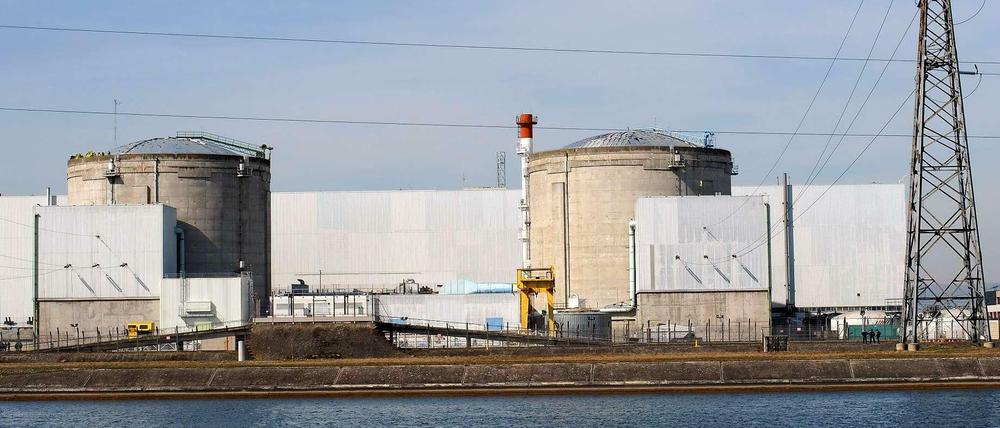 Das Atomkraftwerk Fessenheim im Elsass.