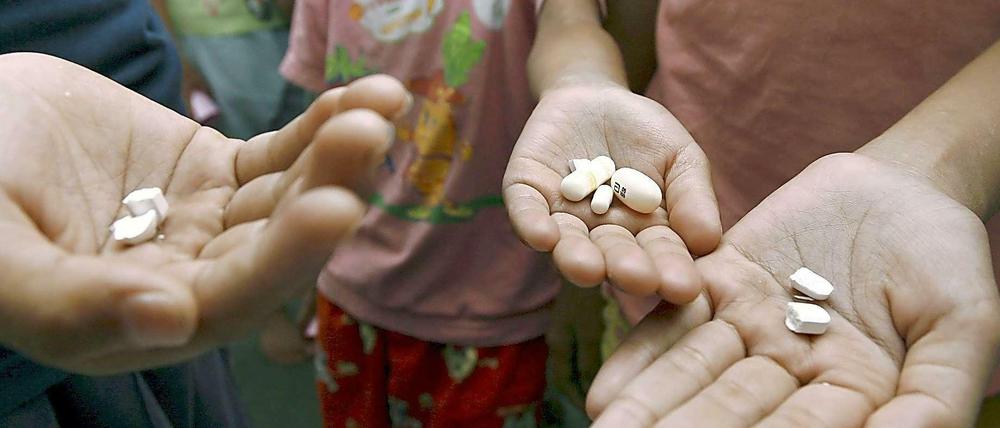 Vernachlässigt. Nur jedes dritte HIV-positive Kind wird behandelt.