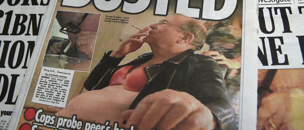 Titelblatt der "Sun".