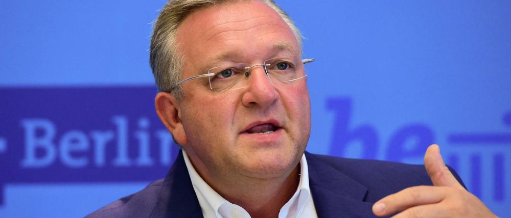 Berlins Innensenator und CDU-Chef Frank Henkel.