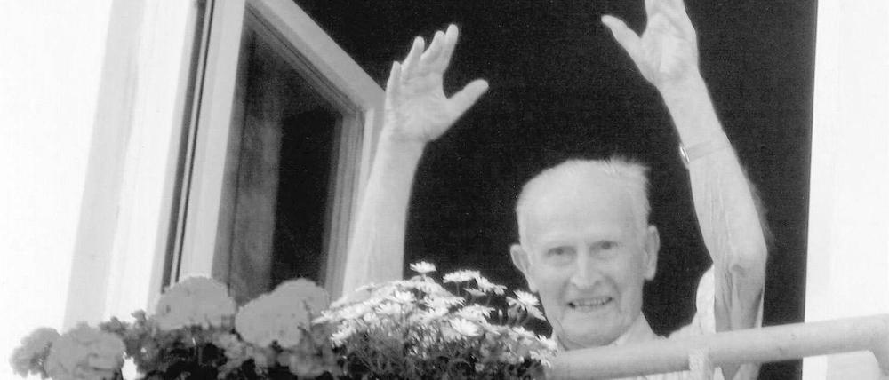 Kurt Franzke (1911-2015). Hier an seinem 100. Geburtstag vor vier Jahren.