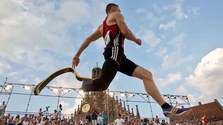 Markus Rehm in Nürnberg. Mal wieder besser als die anderen Deutschen.
