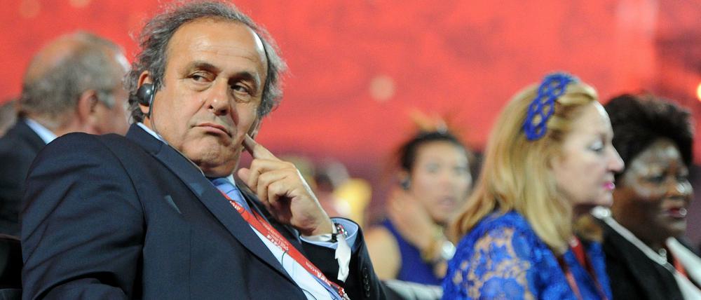 Raus aus der Deckung. Am Mittwoch gab Michel Platini seine Kandidatur bekannt.