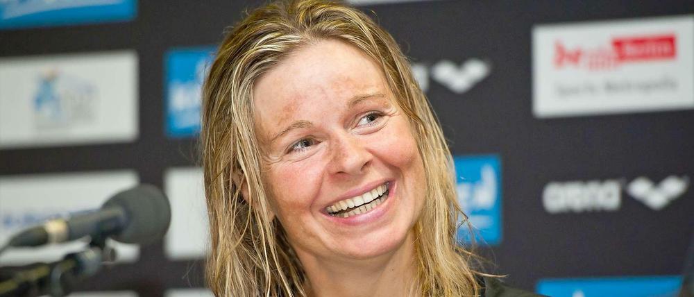 Angela Maurer ist am Montag 40 Jahre alt geworden. Die Freiwasserschwimmerin aus Mainz will nach Rio – zu ihren dritten Olympischen Spielen
