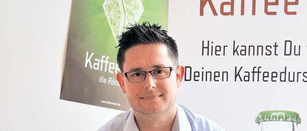 Der Mix aus Limo und Kaffee macht's: Florian Dolling ist der Projektmanager von Kaffeenade.
