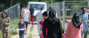 Die Erstaufnahmestelle des Landes Brandenburg in Eisenhüttenstadt.