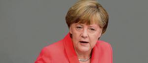 Bundeskanzlerin Angela Merkel (CDU).