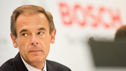Volkmar Denner, der Vorsitzende der Geschäftsführung des Technikkonzerns Bosch, arbeitet seit 30 Jahren für das Unternehmen. 