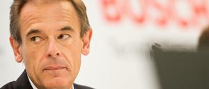 Volkmar Denner, der Vorsitzende der Geschäftsführung des Technikkonzerns Bosch, arbeitet seit 30 Jahren für das Unternehmen. 