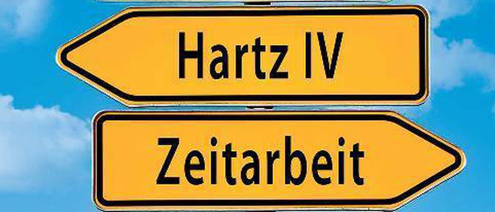 Wege zum Job. Etwa jeder fünfte Langzeitarbeitslose findet als Leiharbeiter einen Job. Der Sprung in einen regulären Job gelingt aber weniger als zehn Prozent von ihnen, hat das Institut für Arbeitsmarkt- und Berufsforschung herausgefunden. Foto: Fotolia