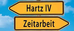 Wege zum Job. Etwa jeder fünfte Langzeitarbeitslose findet als Leiharbeiter einen Job. Der Sprung in einen regulären Job gelingt aber weniger als zehn Prozent von ihnen, hat das Institut für Arbeitsmarkt- und Berufsforschung herausgefunden. Foto: Fotolia