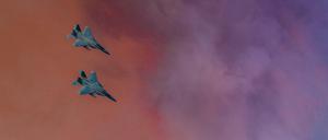Nato-Flugzeuge über der Türkei.