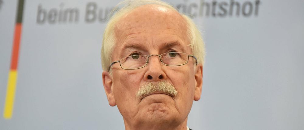 Generalbundesanwalt Harald Range