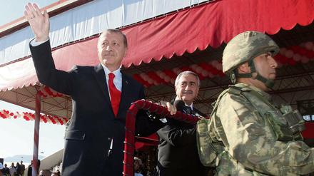 Recep Tayyip Erdogan, Präsident der Türkei, präsentiert sich als starker Mann im Nahen Osten. 