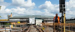 Bauarbeiten am Gleisdreieck: Die Sanierung bei der U-Bahn liegt im Zeitplan.