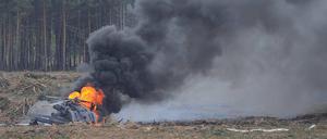 Hubschrauberabsturz bei den Armeespielen in Russland.