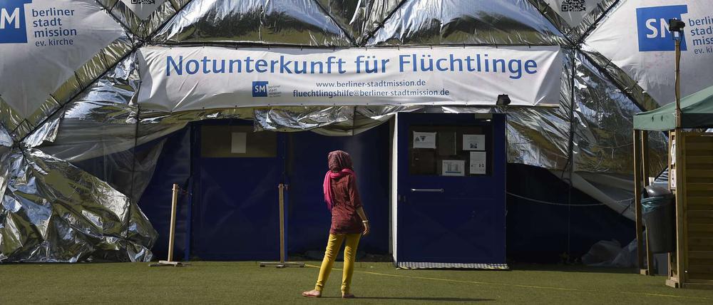 Auch in Berlin gibt es zunehmend Probleme bei der Unterbringung von Flüchtlingen.