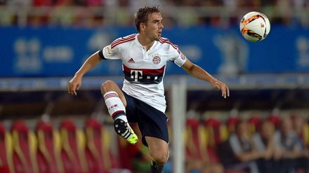 Philipp Lahm ist hinten zu wertvoll für die Bayern. Deswegen wird er in dieser Saison wohl nicht so oft im Mittelfeld auflaufen.