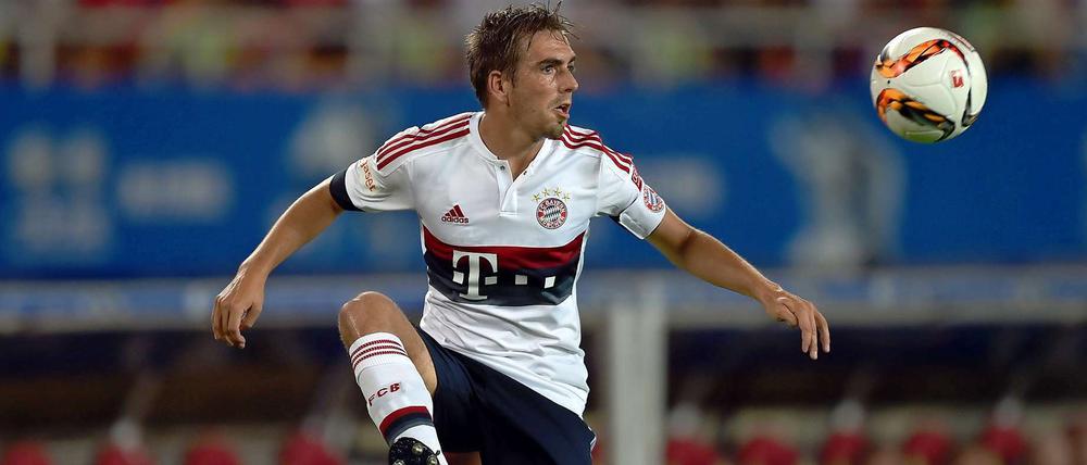 Philipp Lahm ist hinten zu wertvoll für die Bayern. Deswegen wird er in dieser Saison wohl nicht so oft im Mittelfeld auflaufen.